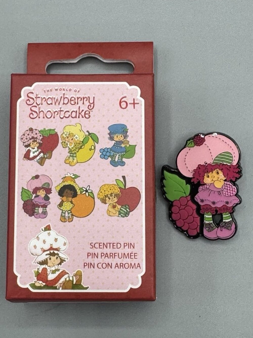 Loungefly Strawberry Shortcake Fruit Scented Pin RASPBERRY TARTE New Open Box